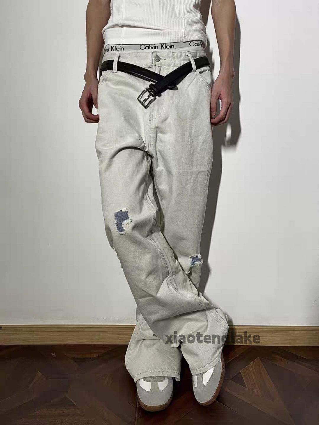 Vintage Custom unisex utility punk yuppie grunge baggy jeans Size US 30 / EU 46 - 2 Thumbnail