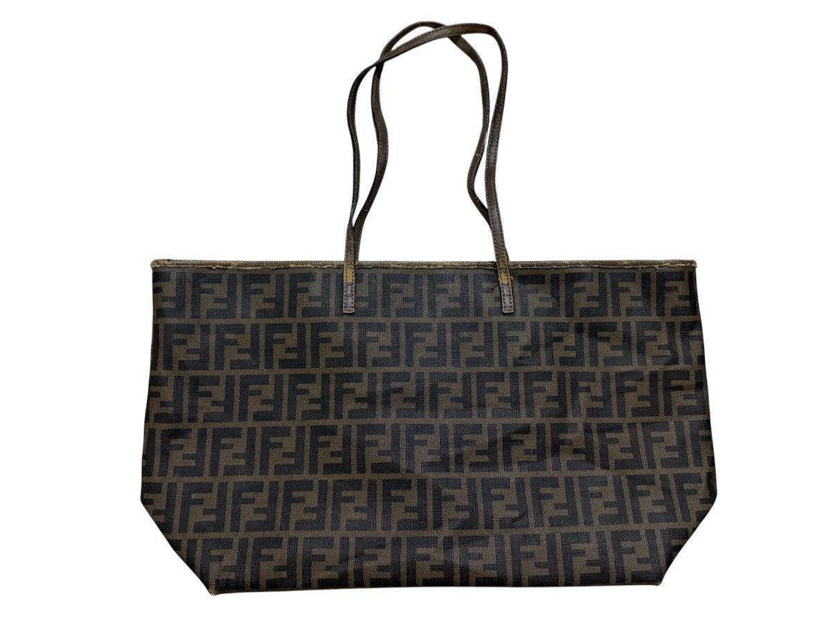 Fendi Authentic Fendi Zucca Monogram Canvas Tote Bag Size ONE SIZE - 2 Thumbnail