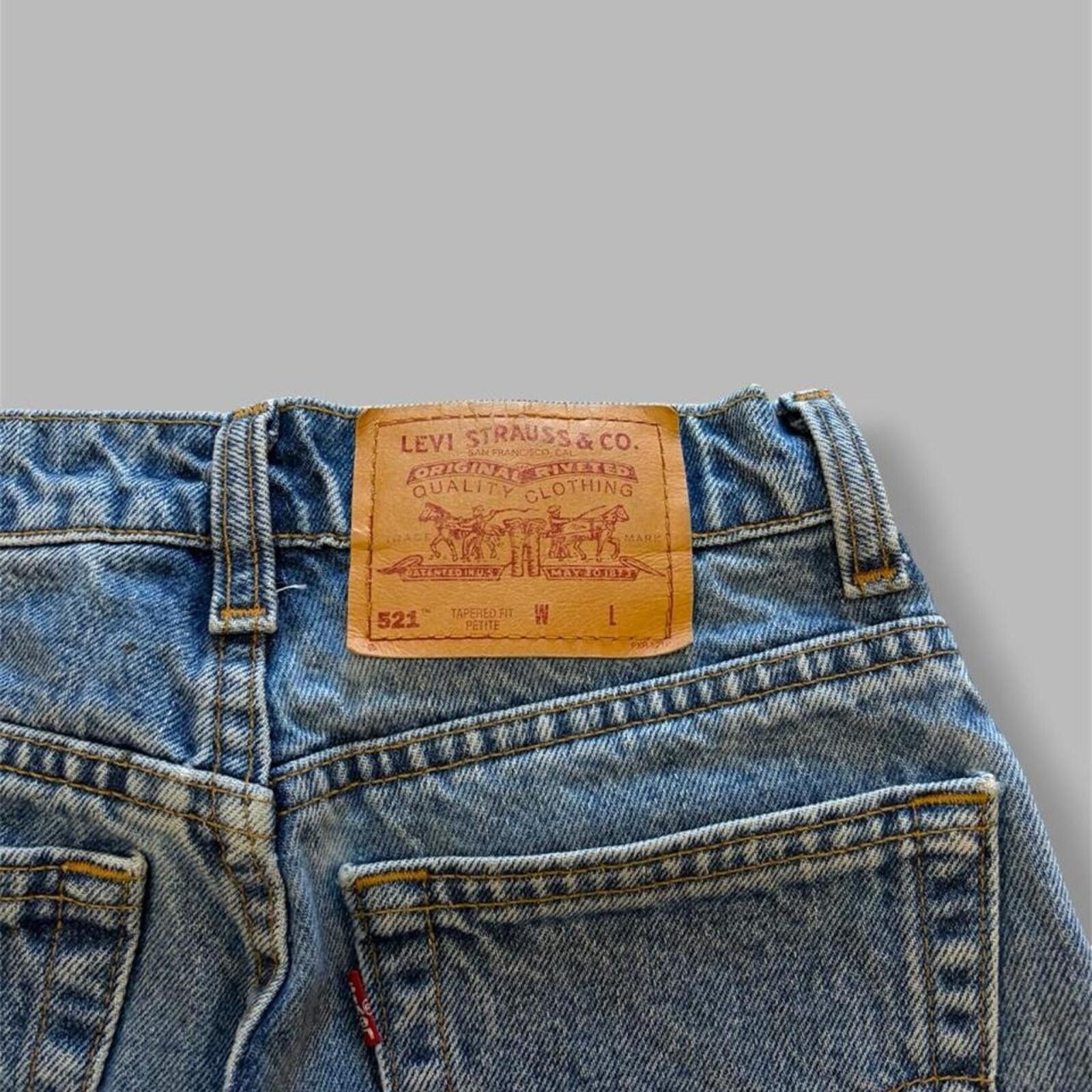 Levi's 90s Women’s Levis 521 Jeans Size 26" / US 2 / IT 38 - 4 Thumbnail