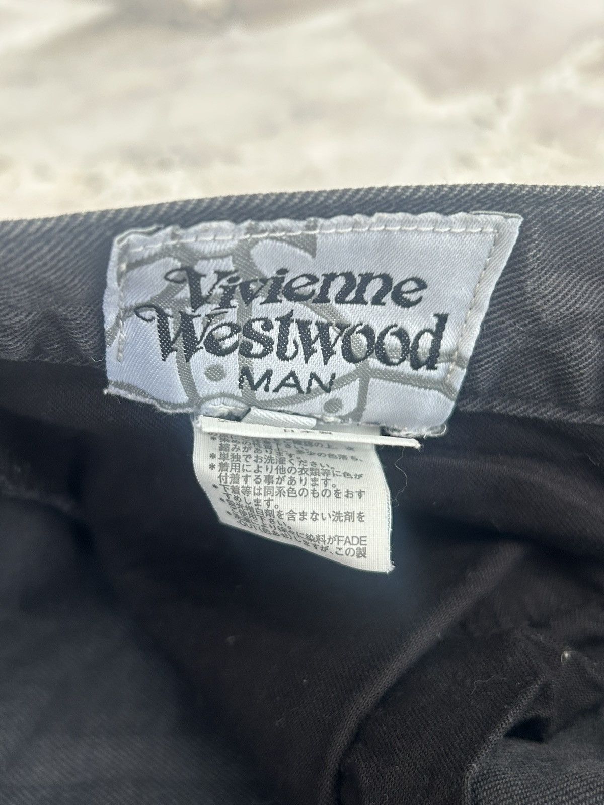 Vivienne Westwood Crazy Punk Vivienne Westwood Assymmetry Black Stripe Denim Size US 31 - 11 Thumbnail