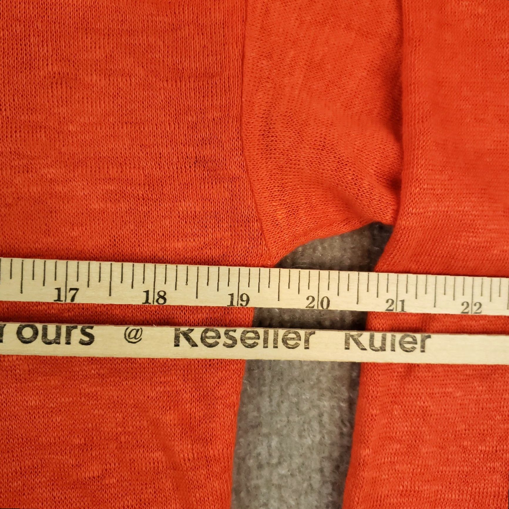 Ralph Lauren Ralph Lauren Womens Medium Orange Linen Pullover Shirt 3/4 Sleeve Casual Size M / US 6-8 / IT 42-44 - 4 Thumbnail