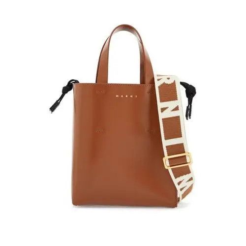 Marni o1s22i1n0525 Size: OS / Leather Shopping Bag in Brown Size ONE SIZE - 1 Thumbnail