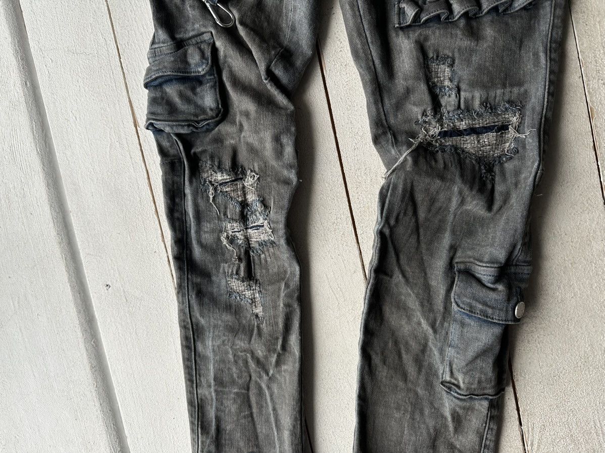 Other 🚨OPIUM GOTHIC DISTRESSED PUNK EMO JEANS 34 MENS RARE Y2k Size US 34 / EU 50 - 4 Thumbnail