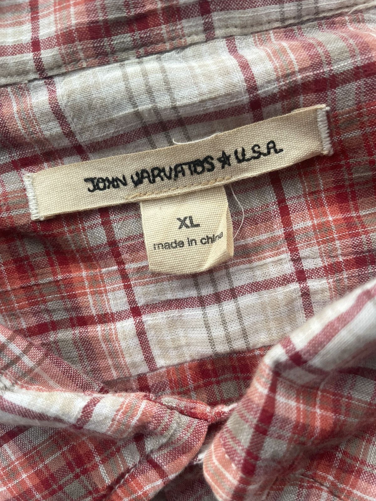 Designer John Varvatos Checkered Shirt Size US XL / EU 56 / 4 - 12 Thumbnail