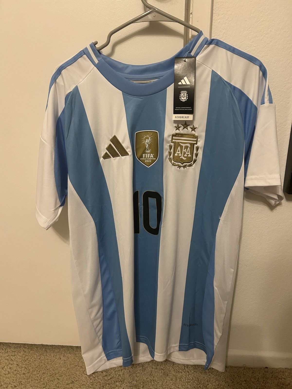 Adidas Lionel Messi 2024 Copa America Argentina Jersey M Size US M / EU 48-50 / 2 - 1 Thumbnail
