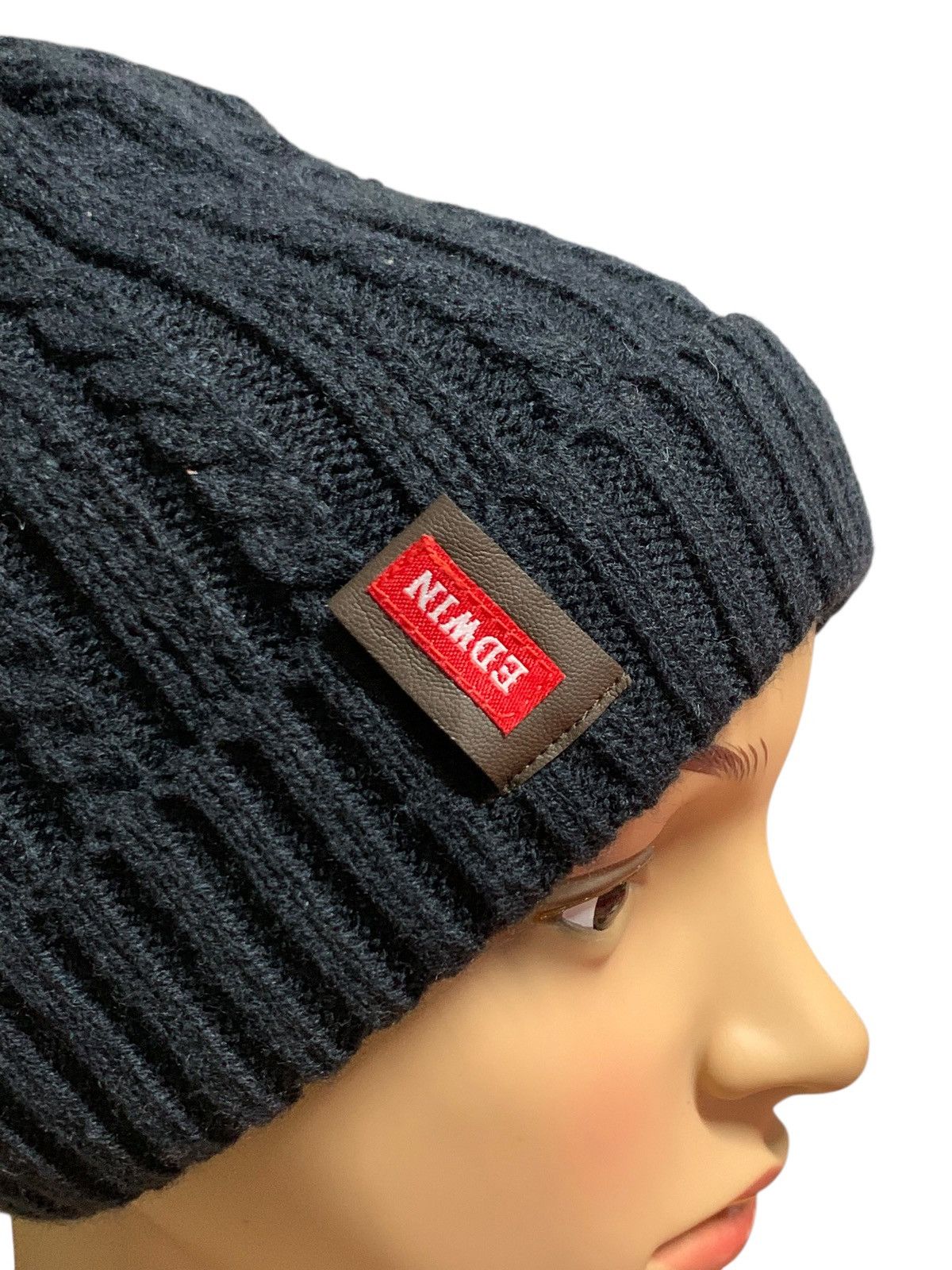 Edwin × Japanese Brand Edwin Beanie knitt Hat Size ONE SIZE - 7 Thumbnail