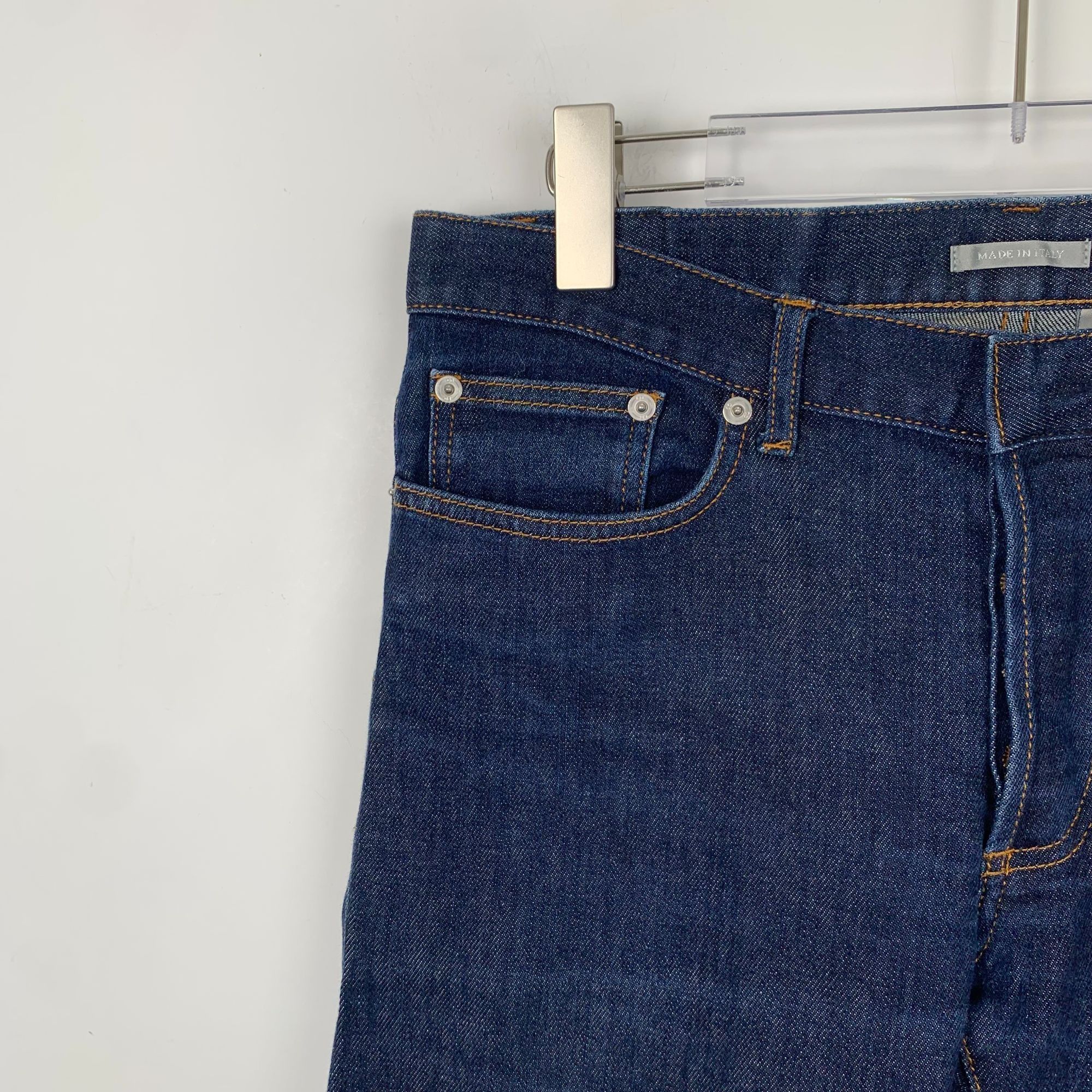 Dior Dior Dark Blue Slim-Fit Denim Jeans Made In Italy Size Size 30" / US 8 / IT 44 - 7 Thumbnail