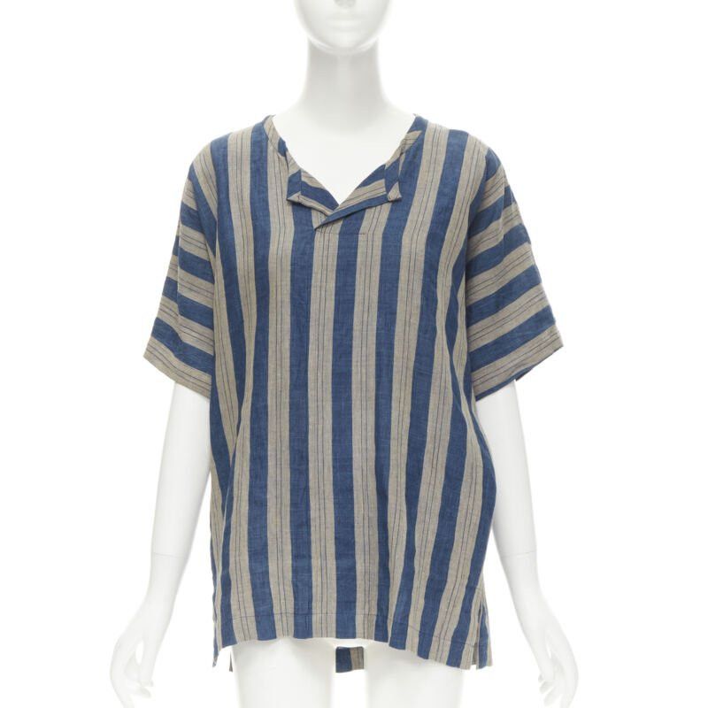 【tricot COMMEdesGARÇONS】Gathered blouse Comme des Garcons CDG Tricot 2019 Boxy Gathered Blouse Shirt - S-L