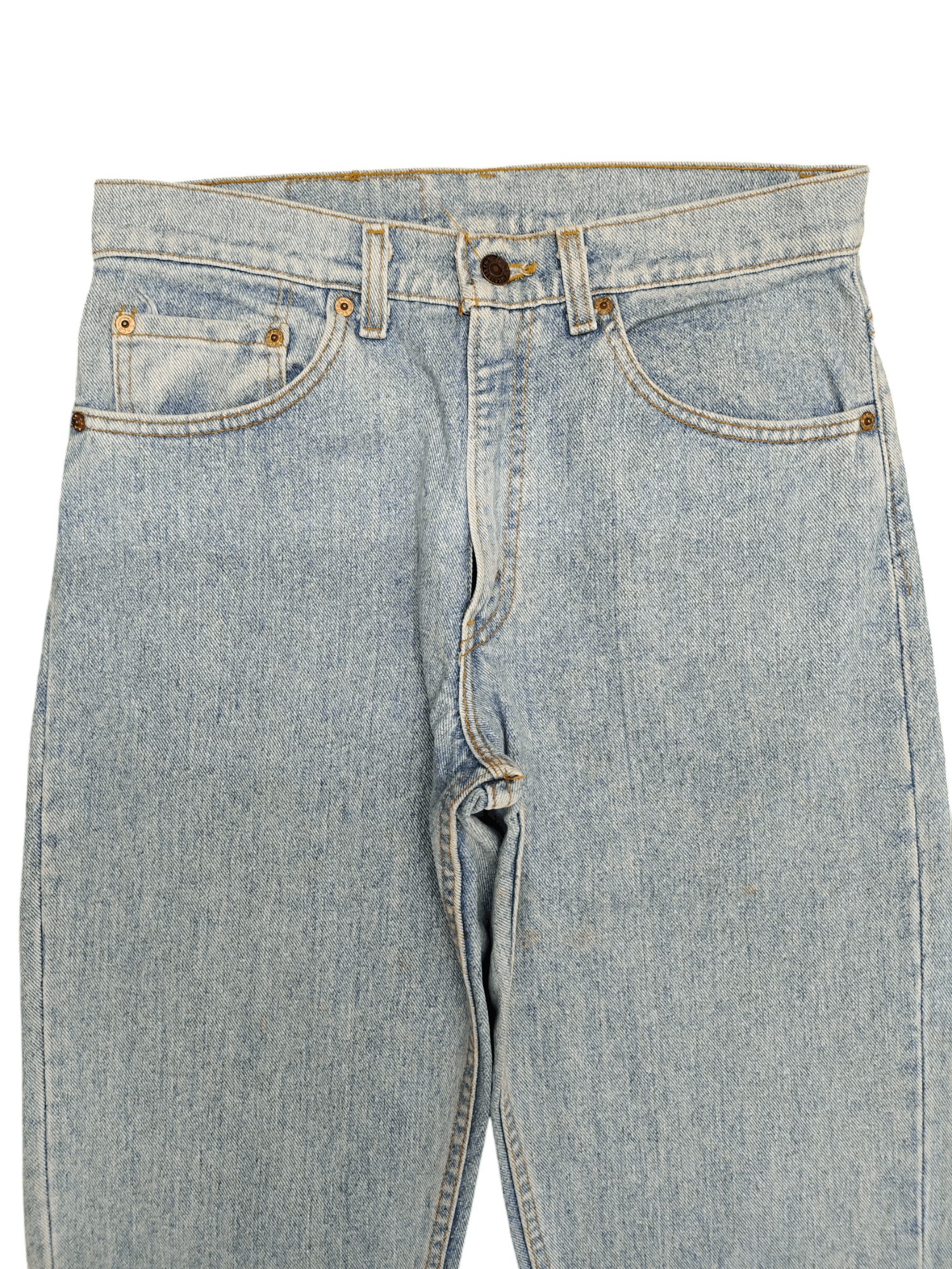 Levi's Vintage 90s Levi's 550 Sand Light Wash Denim Jeans Size US 31 - 2 Thumbnail