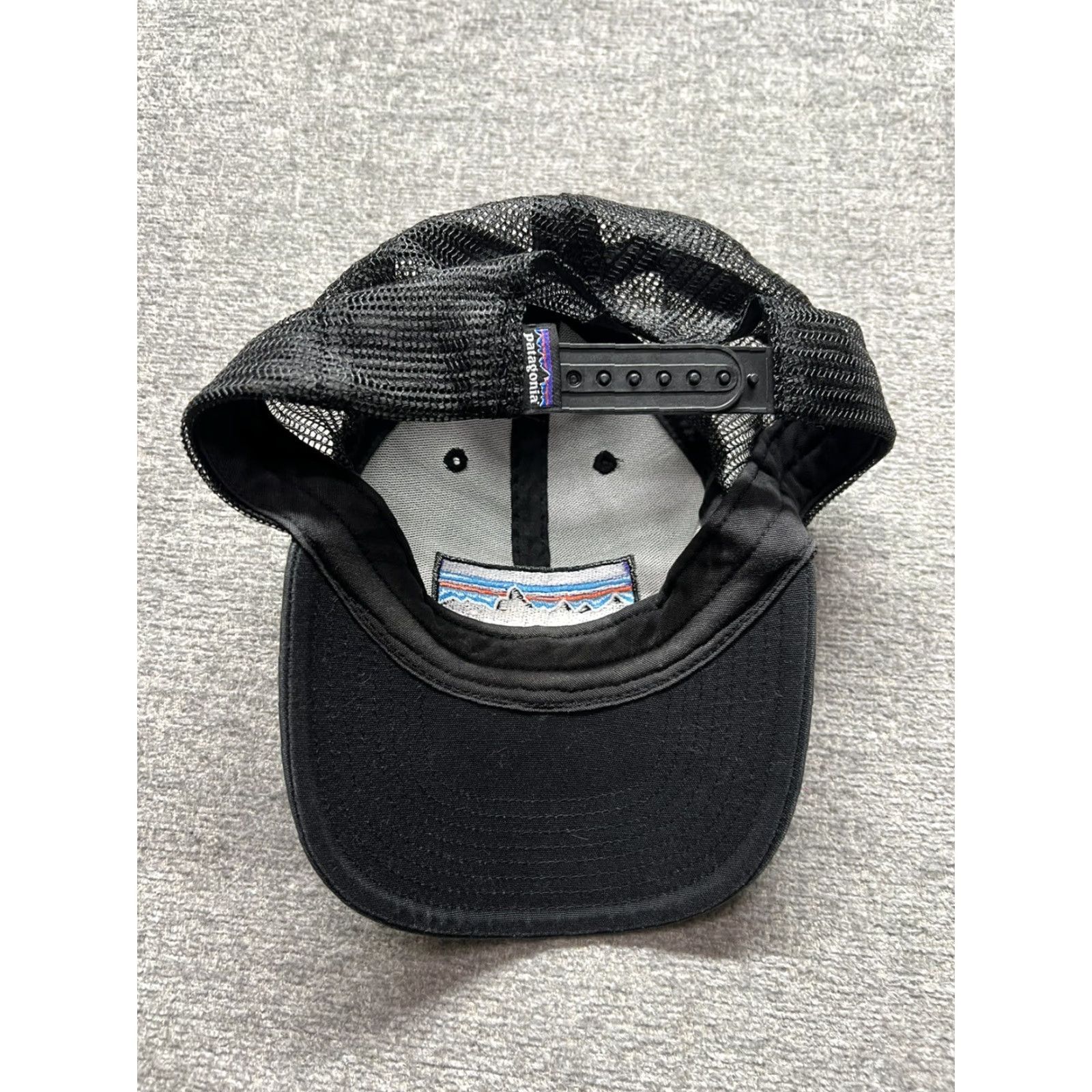 Patagonia Patagonia Baseball Cap Black One Size All Unisex Adjustable Dad Hat Men One Size Black Baseball Cap Patagonia Adjustable Cotton Knit Hat Size ONE SIZE - 3 Thumbnail