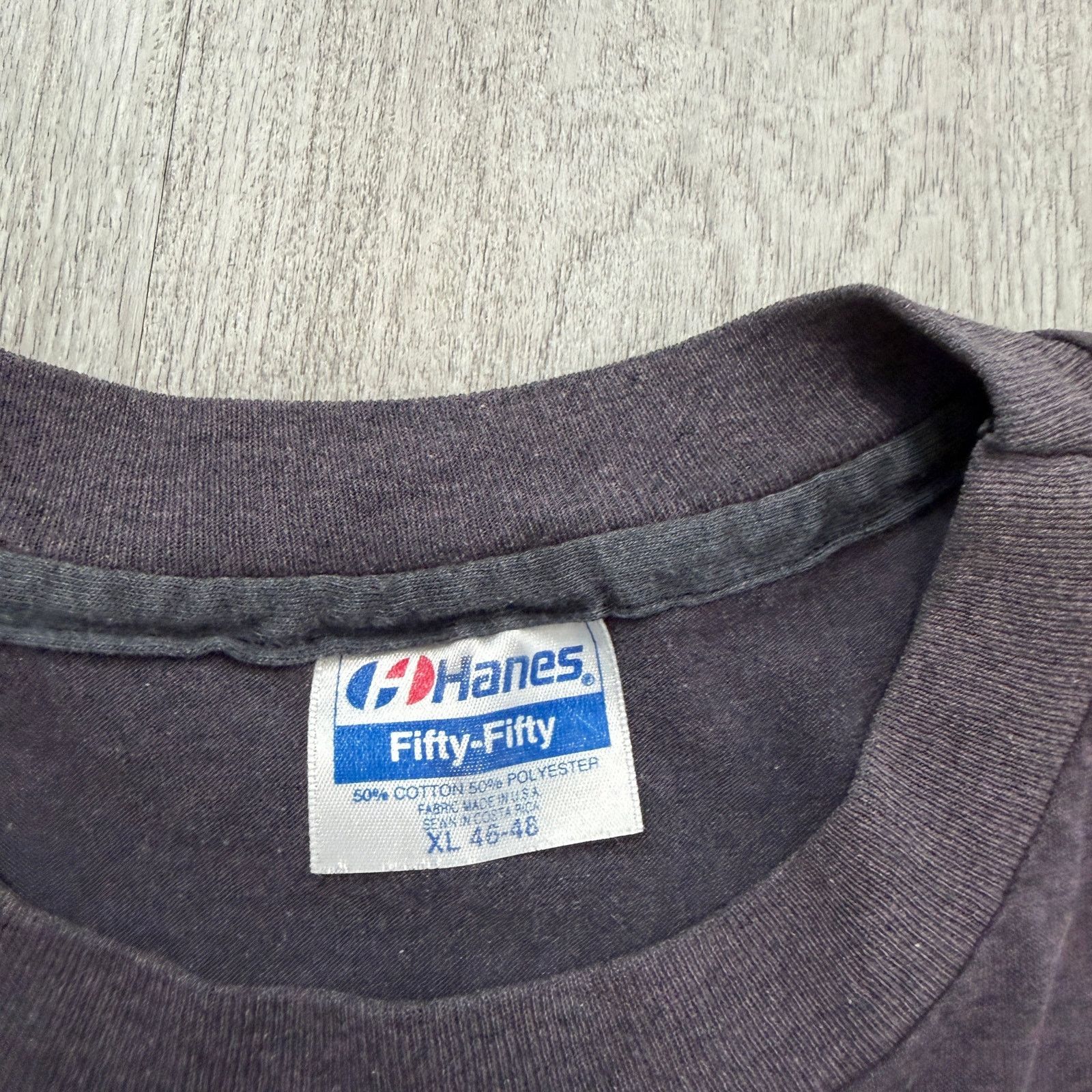 Vintage Vintage MLS Classic Shirt Men's Extra Large Black Faded 80s Size US XL / EU 56 / 4 - 6 Thumbnail