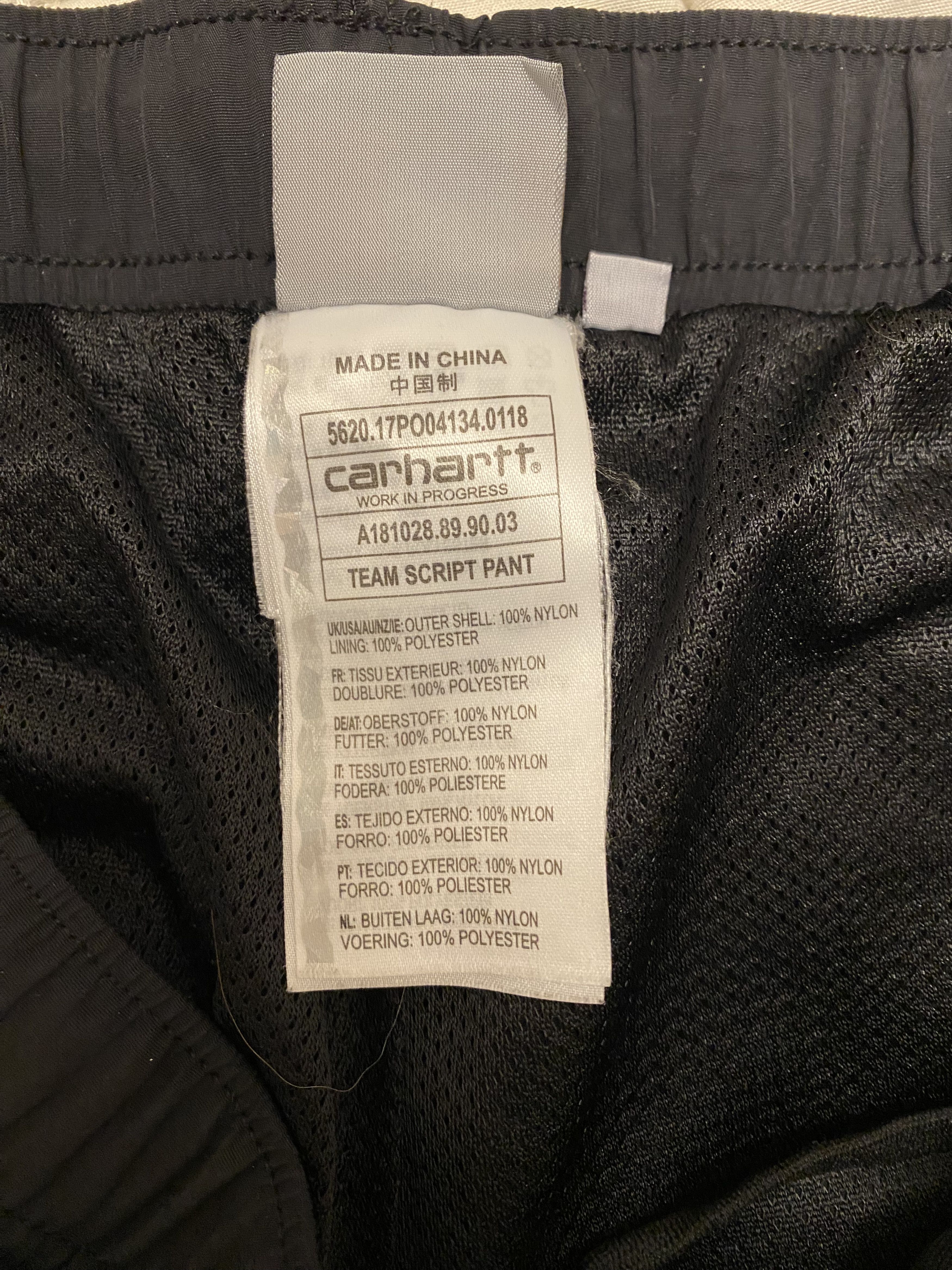 Carhartt Wip Team Script Pant Size US 34 / EU 50 - 7 Thumbnail