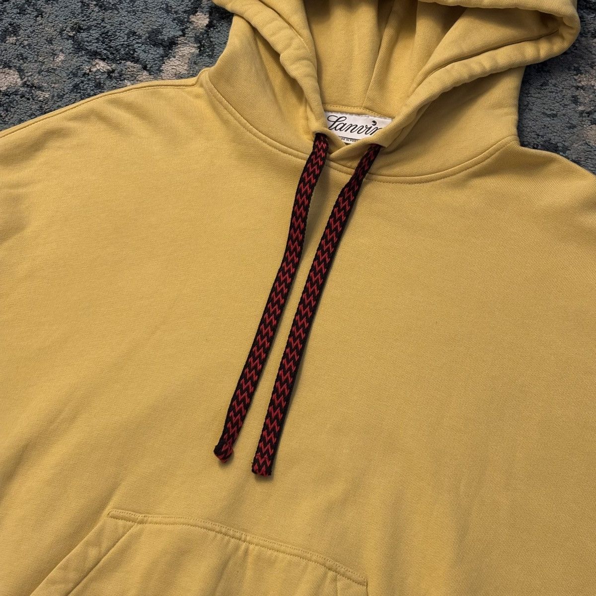 Lanvin Lanvin Embroidered Yellow Hoodie Size Large Flawless Size US L / EU 52-54 / 3 - 3 Thumbnail