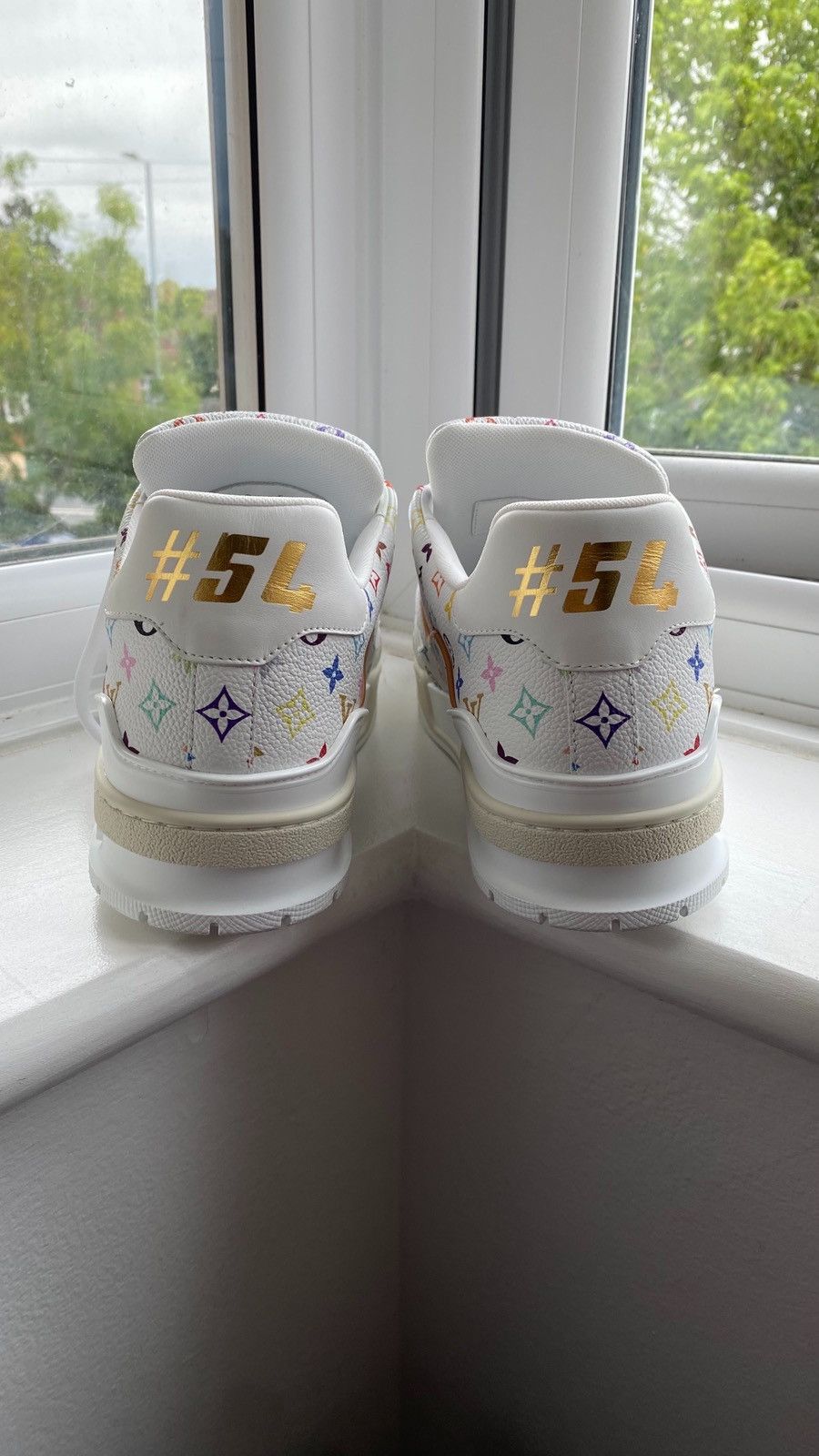 Louis Vuitton × Takashi Murakami LV x TM Trainer Sneaker Size US 9 / EU 42 - 5 Thumbnail