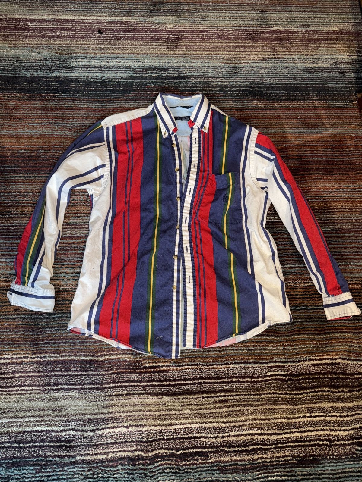 Other Vintage Nautica L/S button up Size US M / EU 48-50 / 2 - 1 Thumbnail