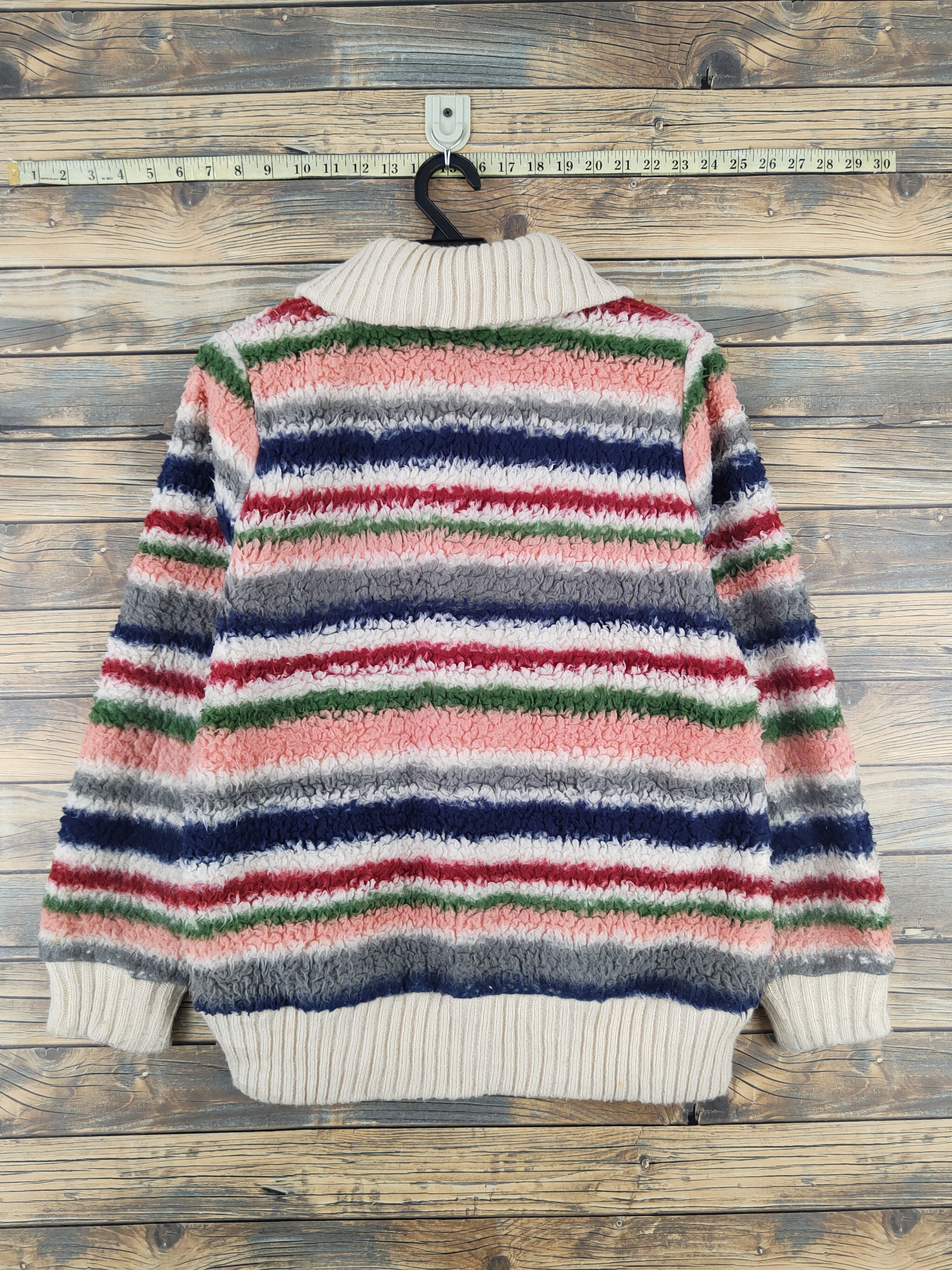 Japanese Brand Ganiel Mix Fur Faux Knitwear Sweaters #W2176 Size US S / EU 44-46 / 1 - 7 Thumbnail