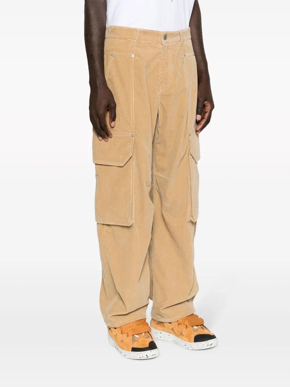 Palm Angels o1y0325 Cargo Pant in Beige Size US 30 / EU 46 - 3 Thumbnail
