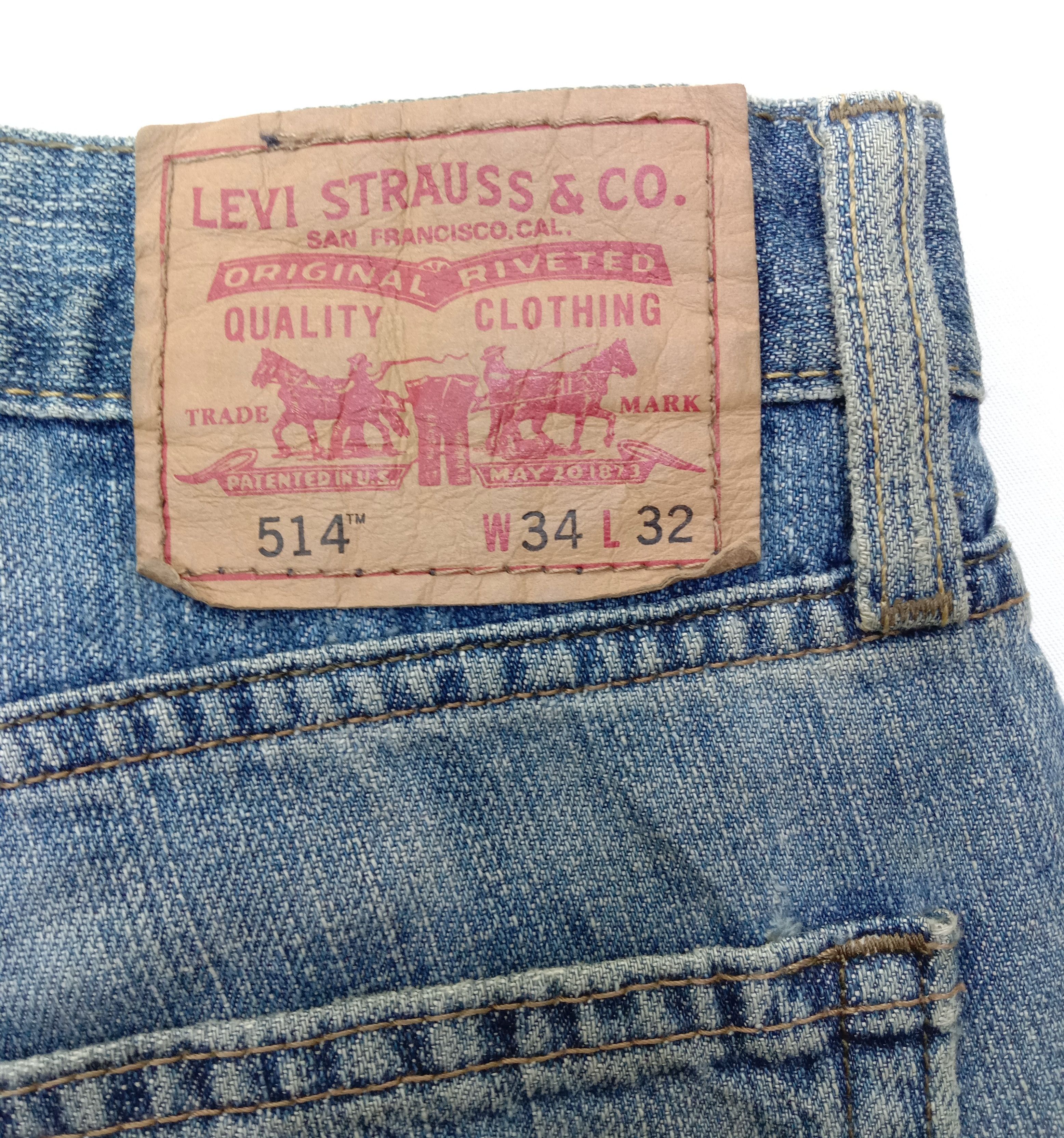 Levi's Vintage Levi's 514 Jeans Blue Wash Slim Straight Denim Size US 34 / EU 50 - 17 Thumbnail