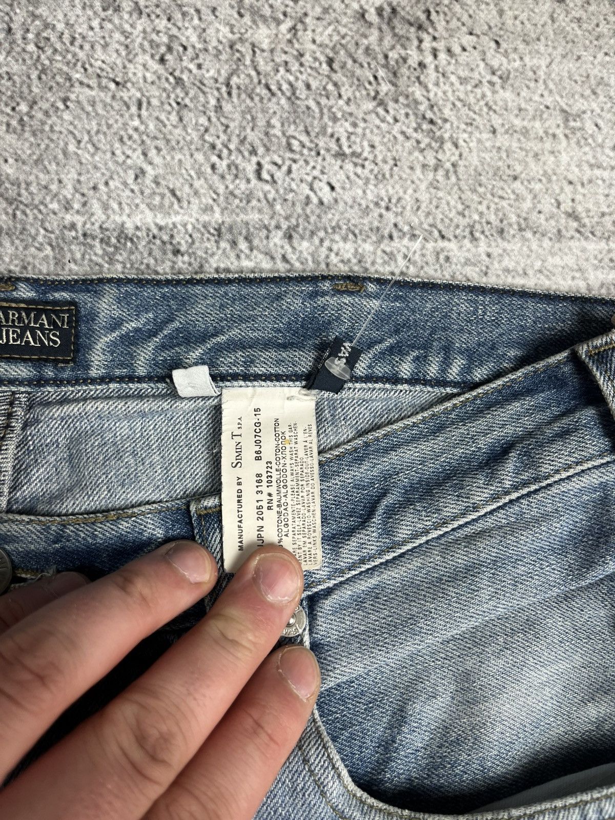 Giorgio Armani Armani denim vintage pants size 34 Size US 34 / EU 50 - 5 Thumbnail