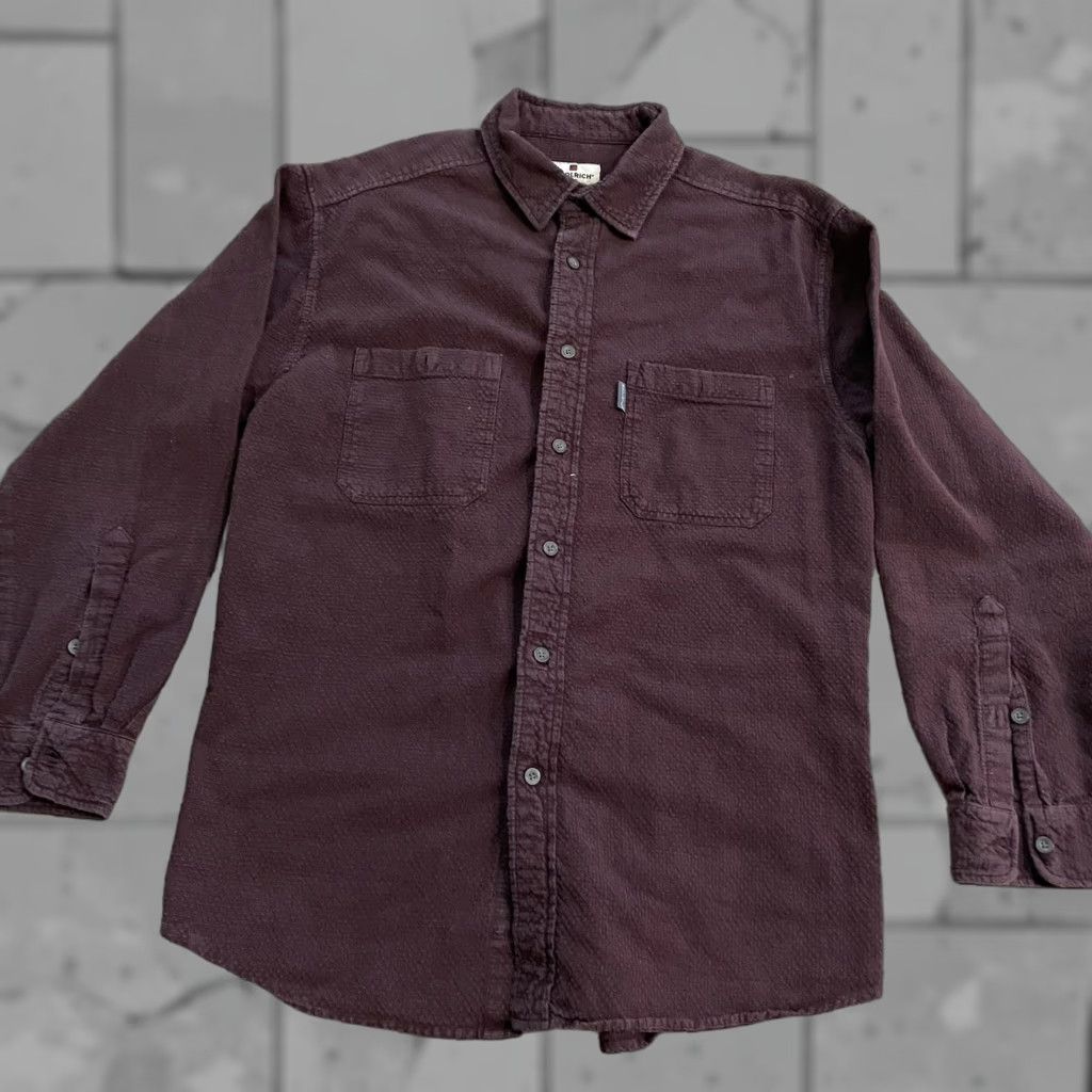 Vintage Woolrich Button-Up Shirt Long Sleeve Mens Size L Brown 2 Pocket Button-Down Shirt Mens L Brown Woolrich Size US L / EU 52-54 / 3 - 1 Thumbnail
