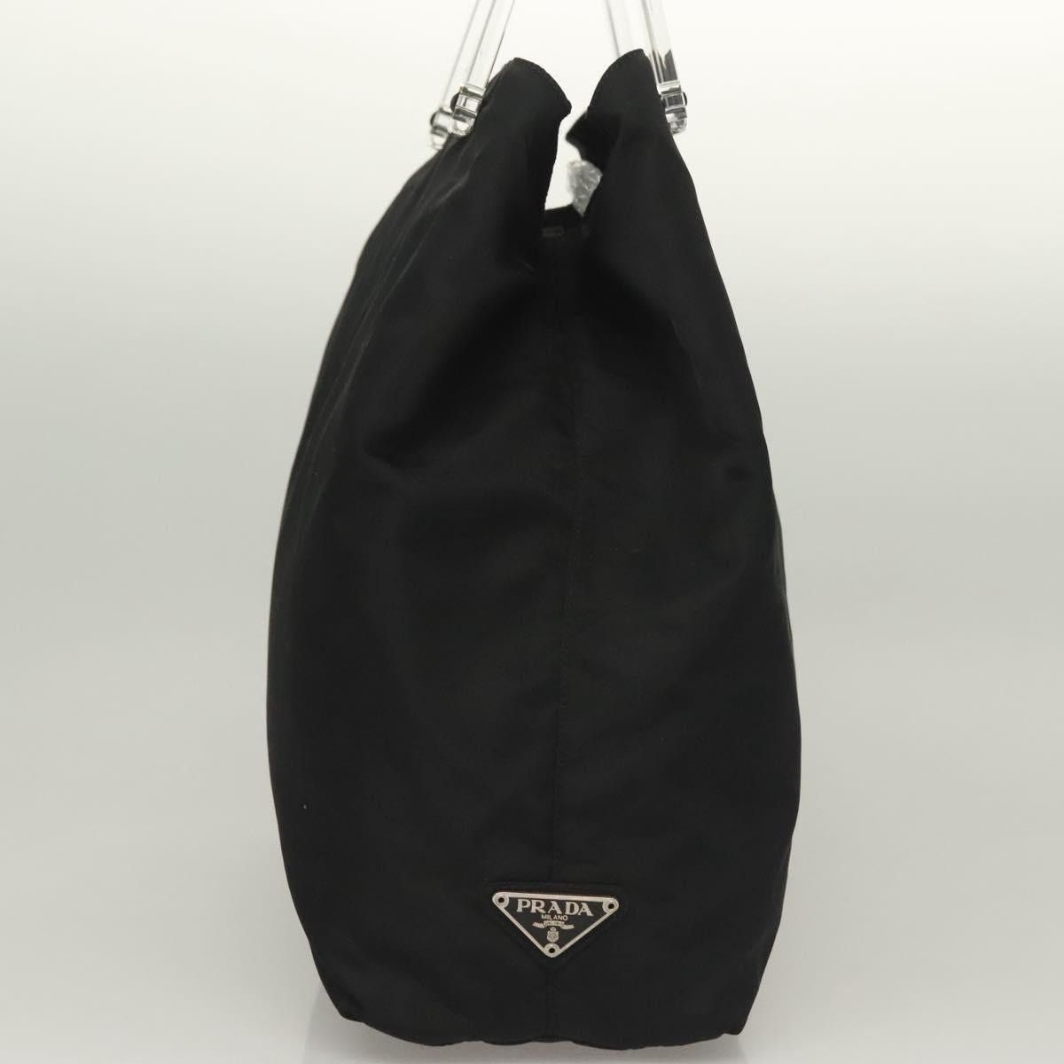 Prada PRADA Hand Bag Nylon Black Silver Size ONE SIZE - 5 Thumbnail