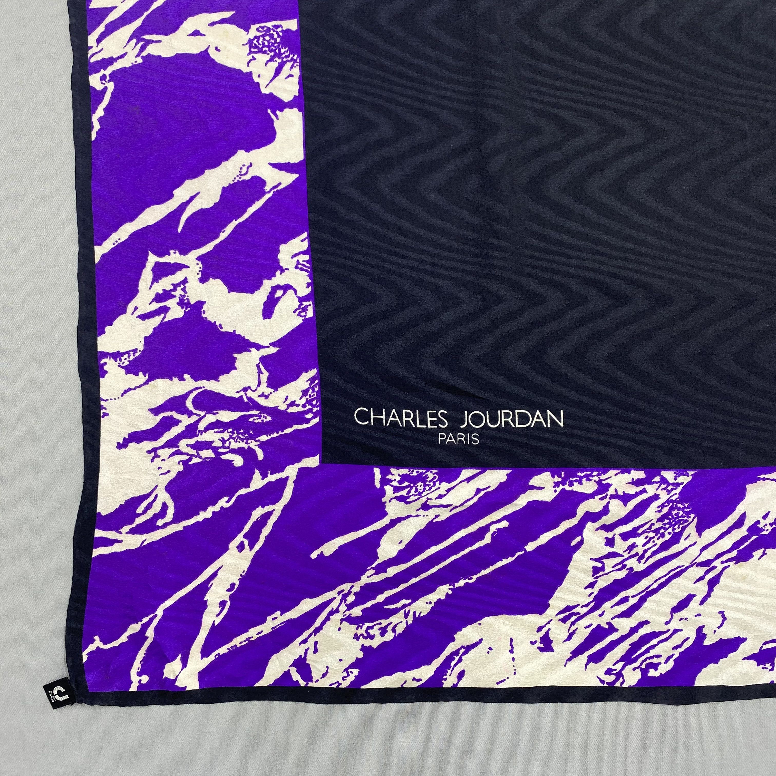Charles Jourdan Vintage Charles Jourdan SILK Scarf Twill Stole Wraps Scarves Size ONE SIZE - 8 Thumbnail