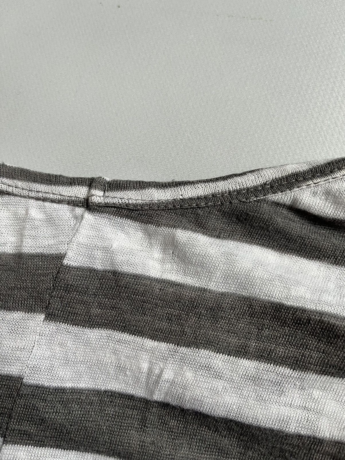 Rundholz RUNDHOLZ Black Label Striped Asymmetrical Grey Tank Top Size S / US 4 / IT 40 - 17 Thumbnail