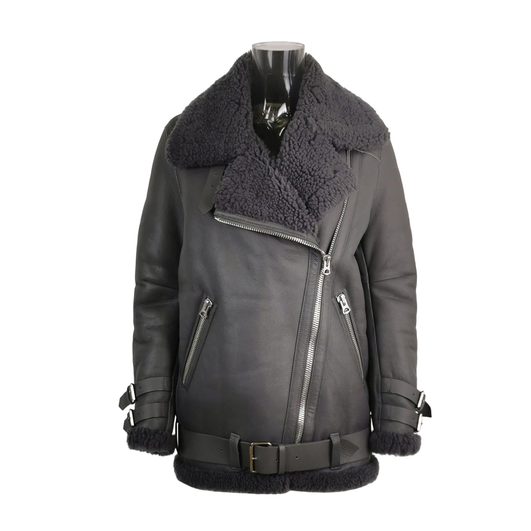 Acne Studios Acne Studios Women fr_32 Leather Jackets Size XXS / US 00 / IT 34 - 1 Thumbnail
