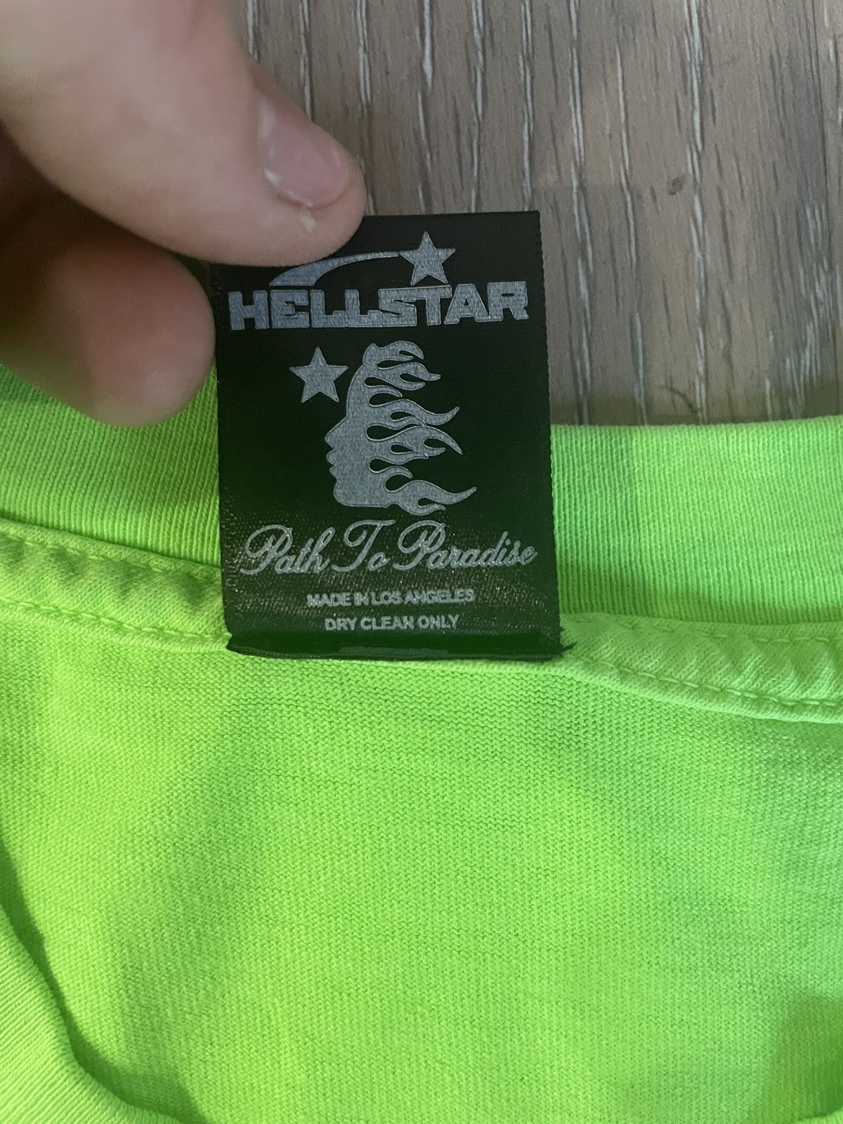 HELLSTAR Hellstar green jesus t shirt Size US XL / EU 56 / 4 - 4 Thumbnail