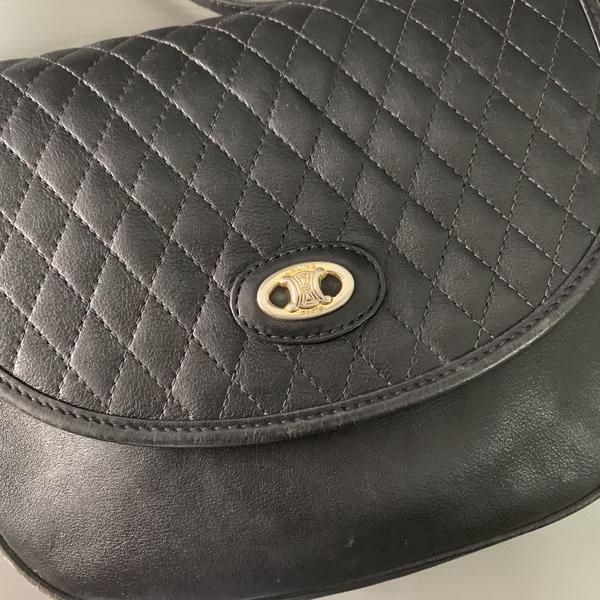 Celine Celine Leather Black Sling Bag Size ONE SIZE - 2 Thumbnail