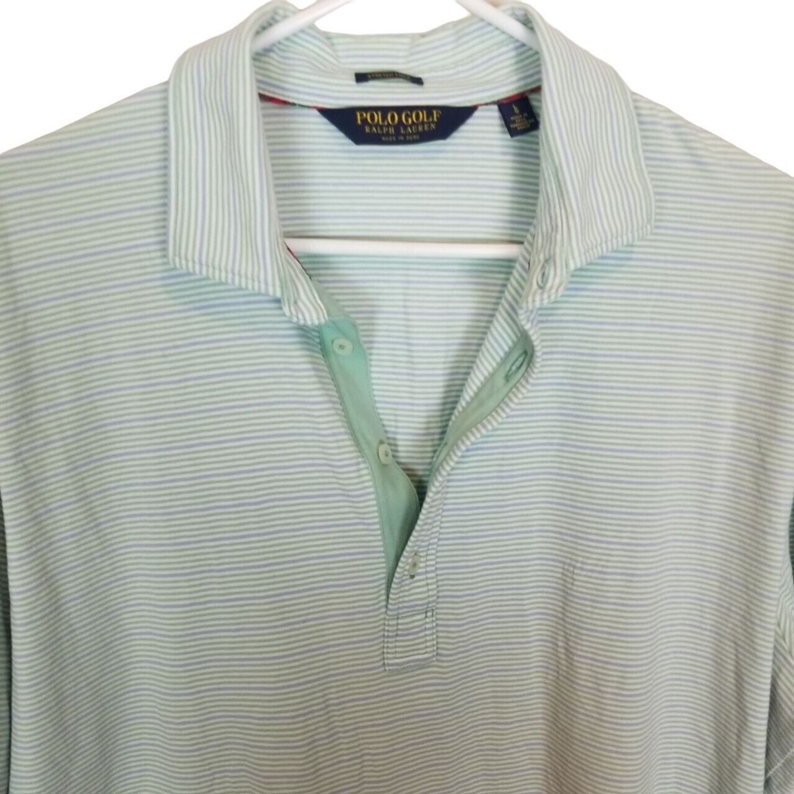 Polo Ralph Lauren Polo Golf Ralph Lauren Mens Striped Polo Shirt Sz L Stretch Size US L / EU 52-54 / 3 - 2 Thumbnail