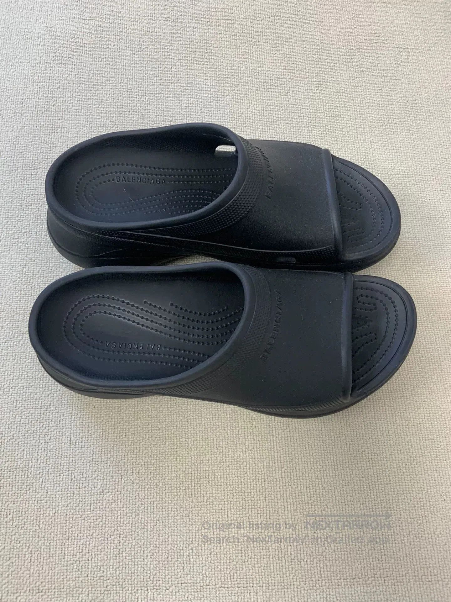 Balenciaga Crocs x Balenciaga Platform Slide Sandals. Size US 11.5 / IT 41.5 - 3 Thumbnail
