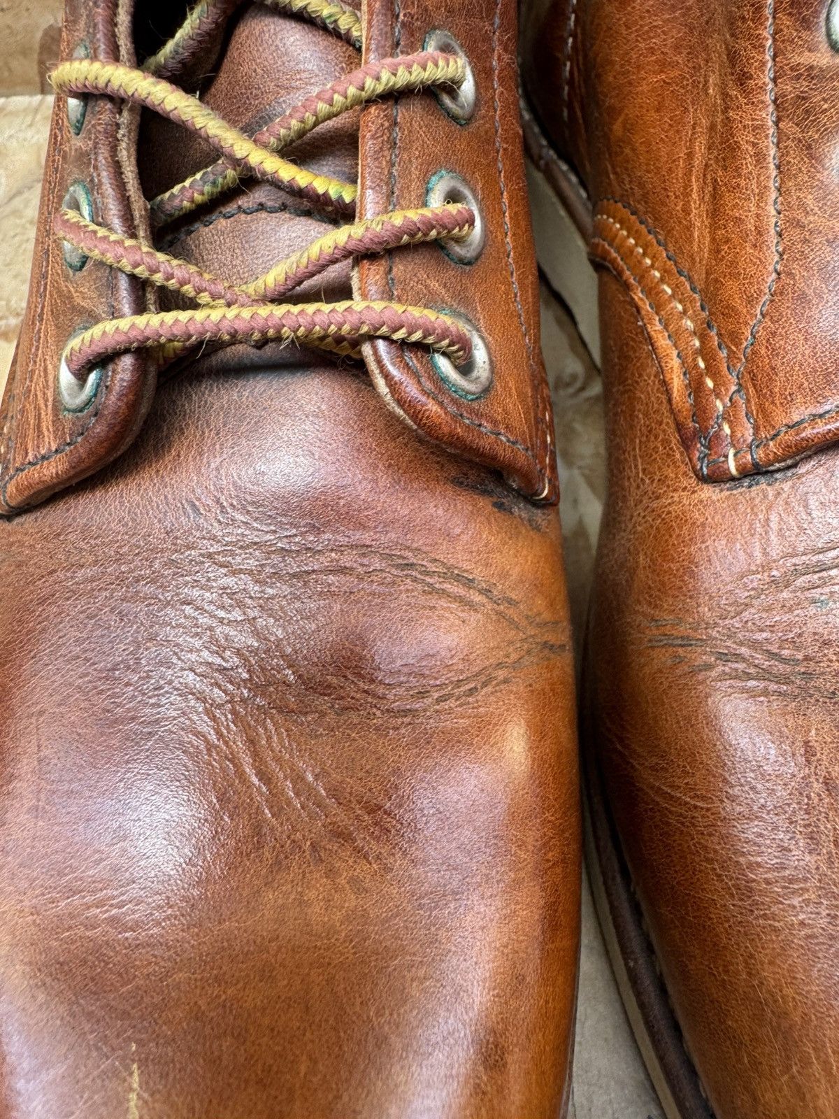 Red Wing Red Wing 9111 Chukka Brown leather boots EUR 41.5 UK 7.5 Size US 8.5 / EU 41-42 - 21 Thumbnail