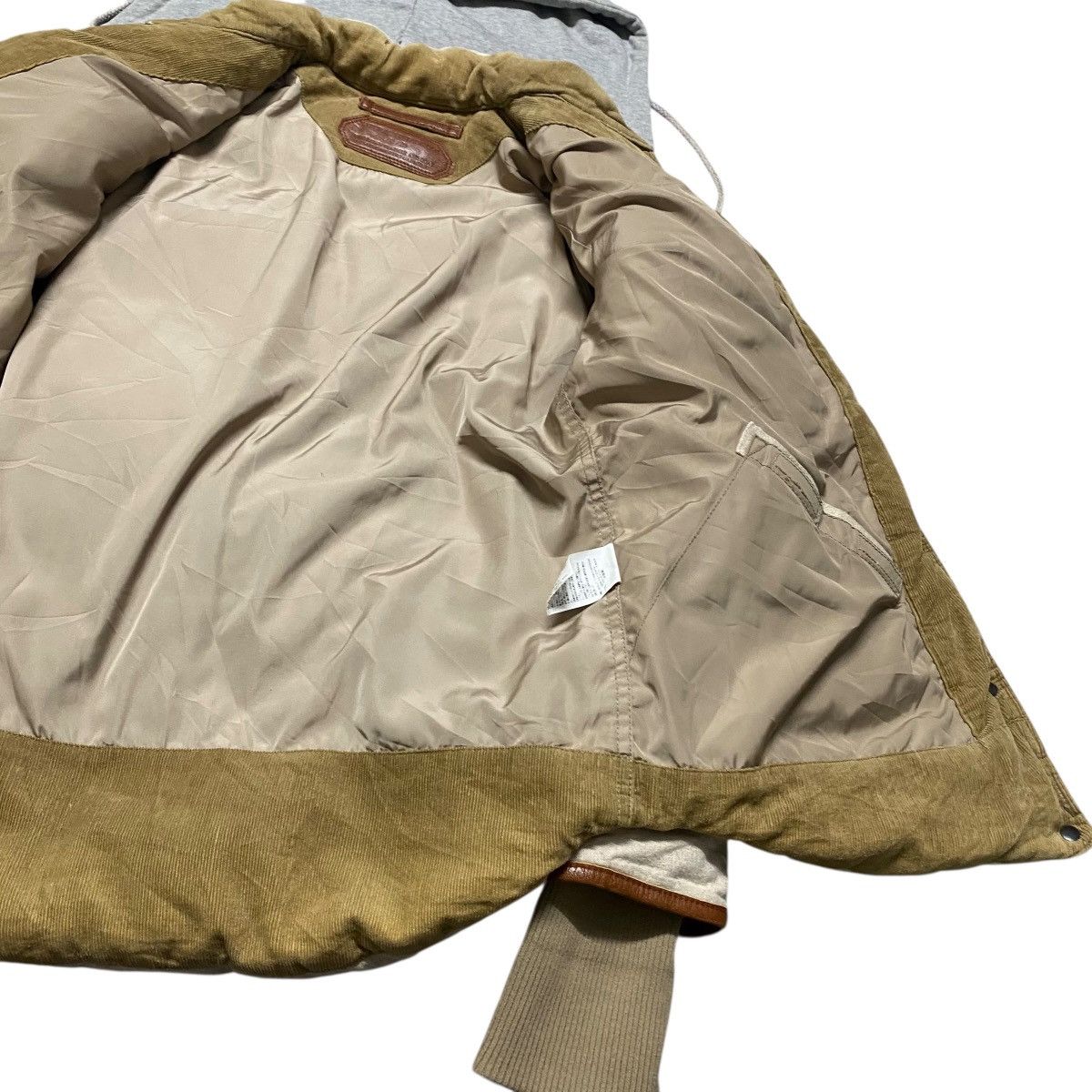 GOA G.O.A Puffer Jacket Hooded Leather Trimmed Size US M / EU 48-50 / 2 - 15 Thumbnail