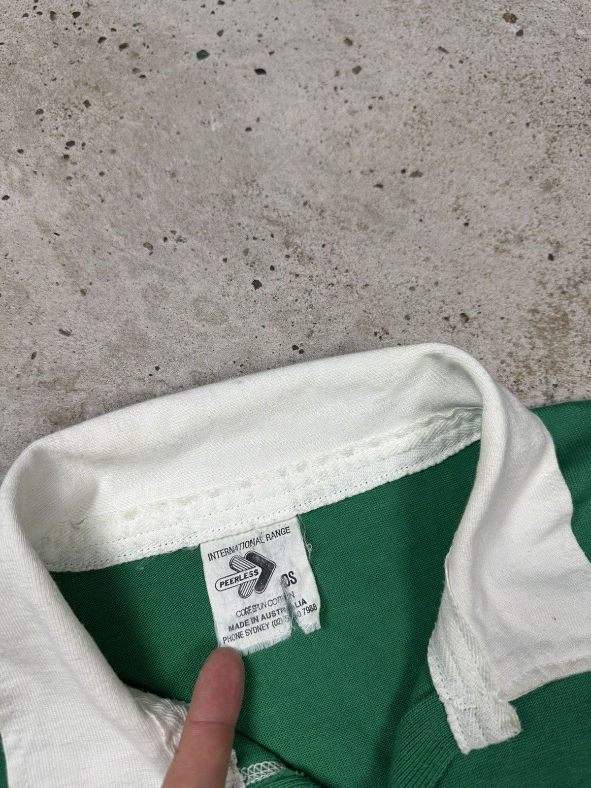 Vintage Vintage 1987 Peerless Perth Australia Polo Rugby Long Tee Size US M / EU 48-50 / 2 - 8 Thumbnail