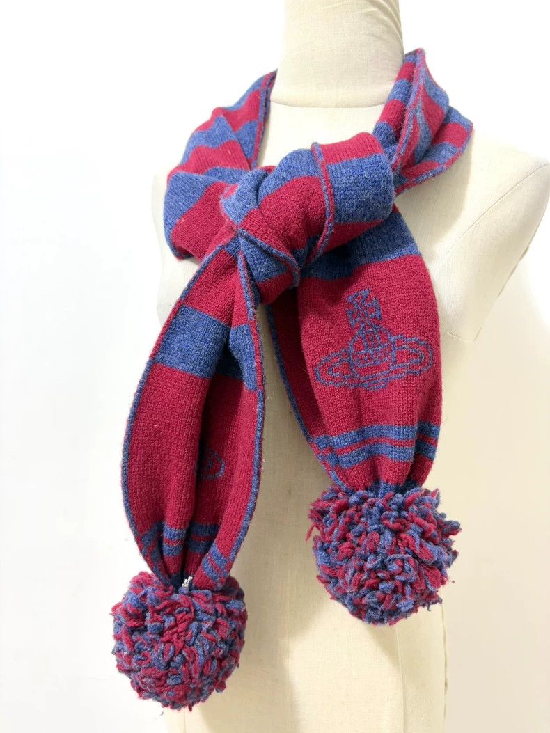 Vivienne Westwood Vivienne Westwood Blue and red striped Saturn towels Size ONE SIZE - 2 Thumbnail