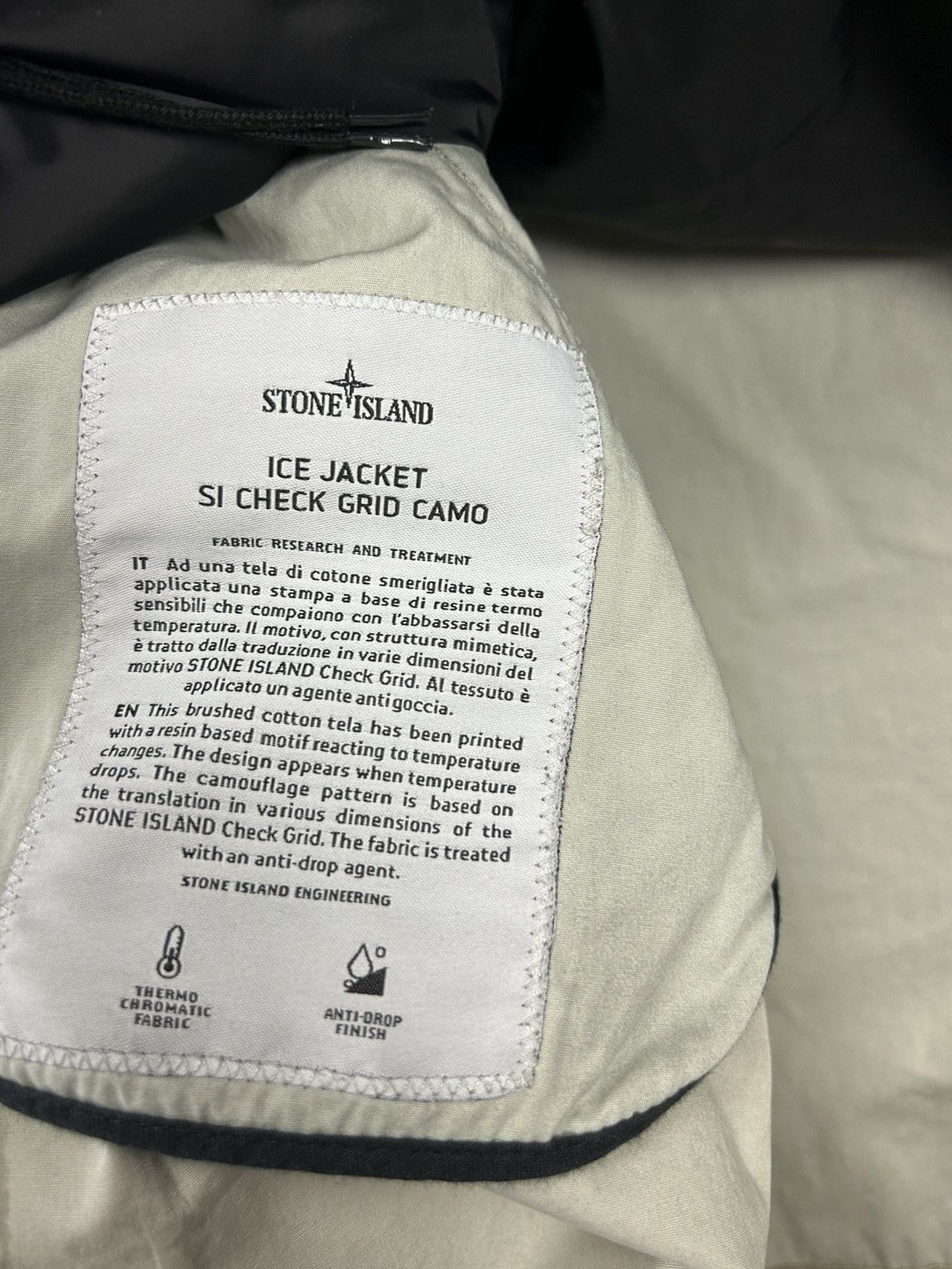 Stone Island Stone Island Ice Jacket SI Check Grid Camo A/W 2017 Size US M / EU 48-50 / 2 - 10 Thumbnail