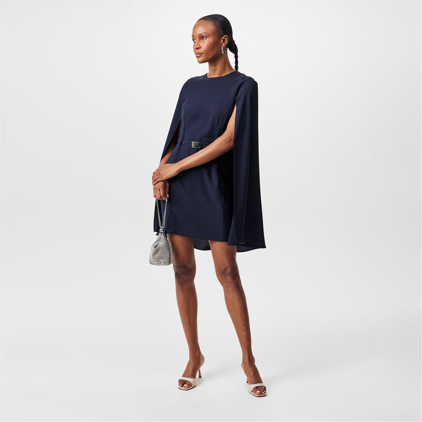Lauren Ralph Lauren o1g2r1mq0825 Rayzelle Dress in Navy Size XS / US 0-2 / IT 36-38 - 6 Thumbnail