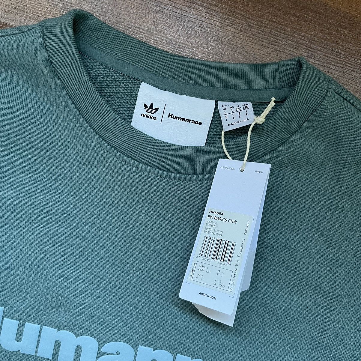 Adidas × Pharrell ADIDAS x PHARRELL WILLIAMS BASICS CREW SWEATSHIRT SIZE “XL” Size US XL / EU 56 / 4 - 7 Thumbnail