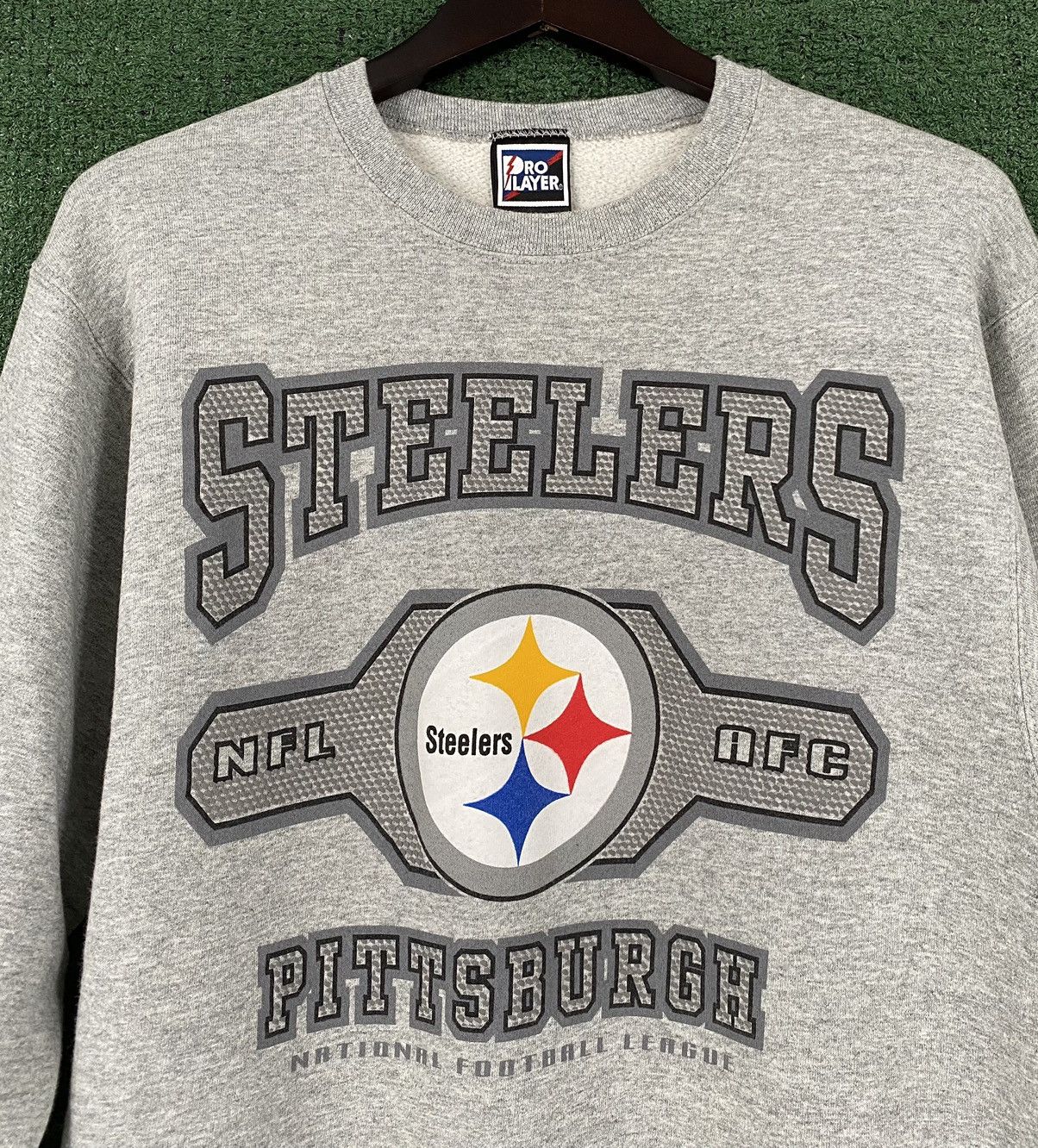 Pro Player VTG 90’s Pro Players Pittsburg Steelers NFL Sweatshirt Size US M / EU 48-50 / 2 - 2 Thumbnail