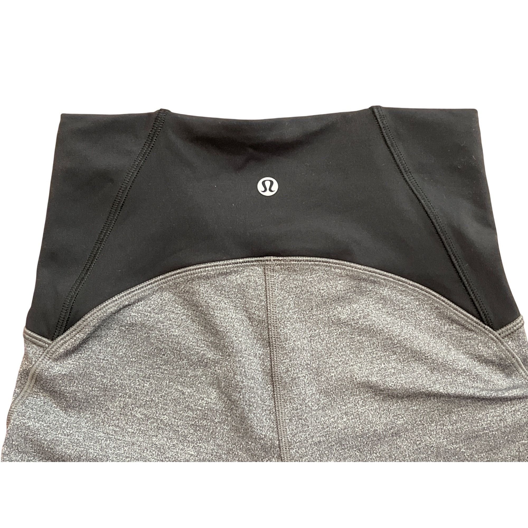 Lululemon Lululemon Train Times Short *6" Size 4 Heathered Black / Bla Size 27" / US 4 / IT 40 - 8 Thumbnail