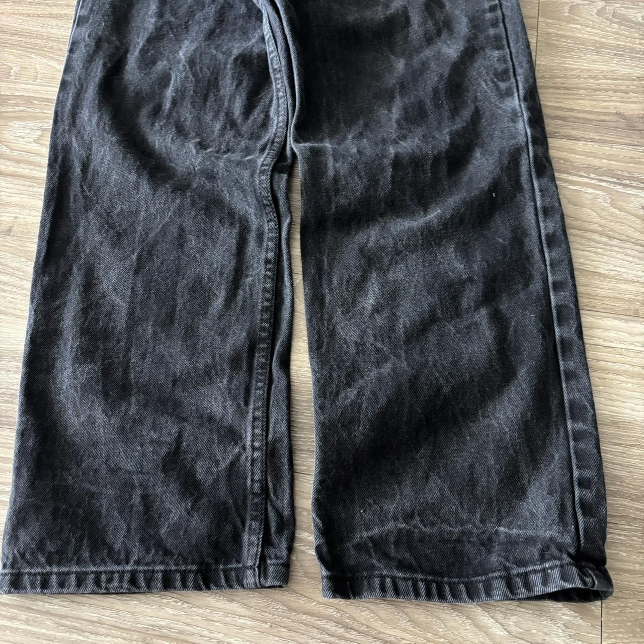 Vintage Crazy Vintage Y2K/2000s Grunge Black Streetwear Essential Denim Jeans! 40x32 Size US 40 / EU 56 - 6 Thumbnail