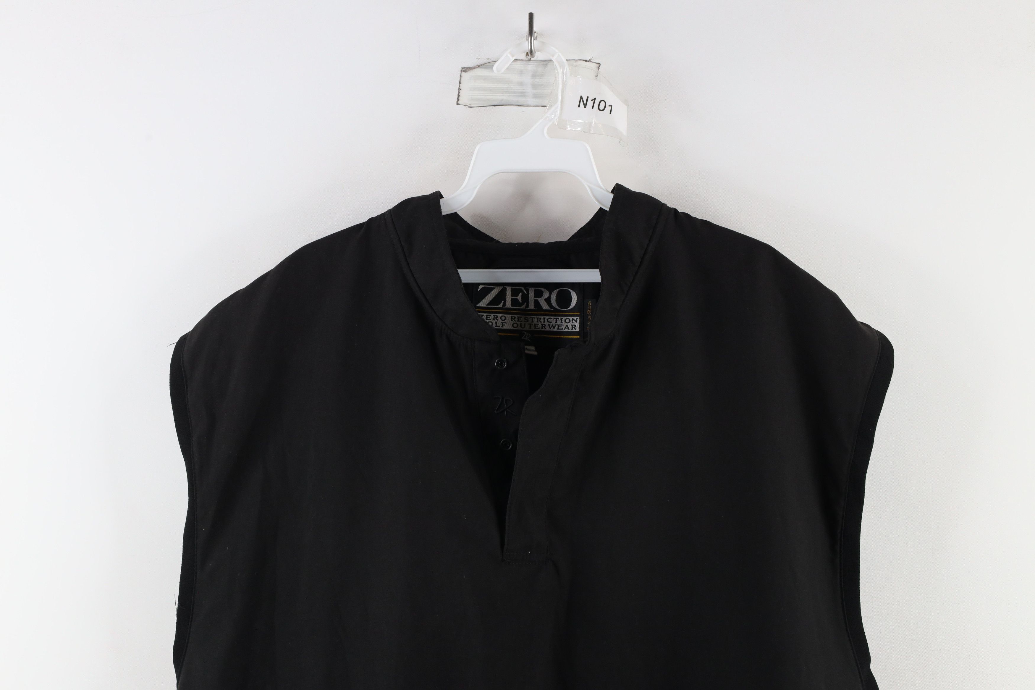 Vintage Zero Restriction Pullover Golfing Golf Vest Jacket Black Size US L / EU 52-54 / 3 - 2 Thumbnail