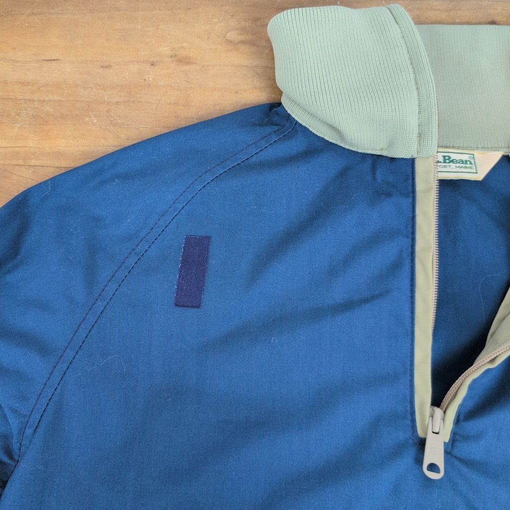 L.L. Bean Women's Vintage LL Bean Anorak Blue Jacket Medium Size M / US 6-8 / IT 42-44 - 3 Thumbnail