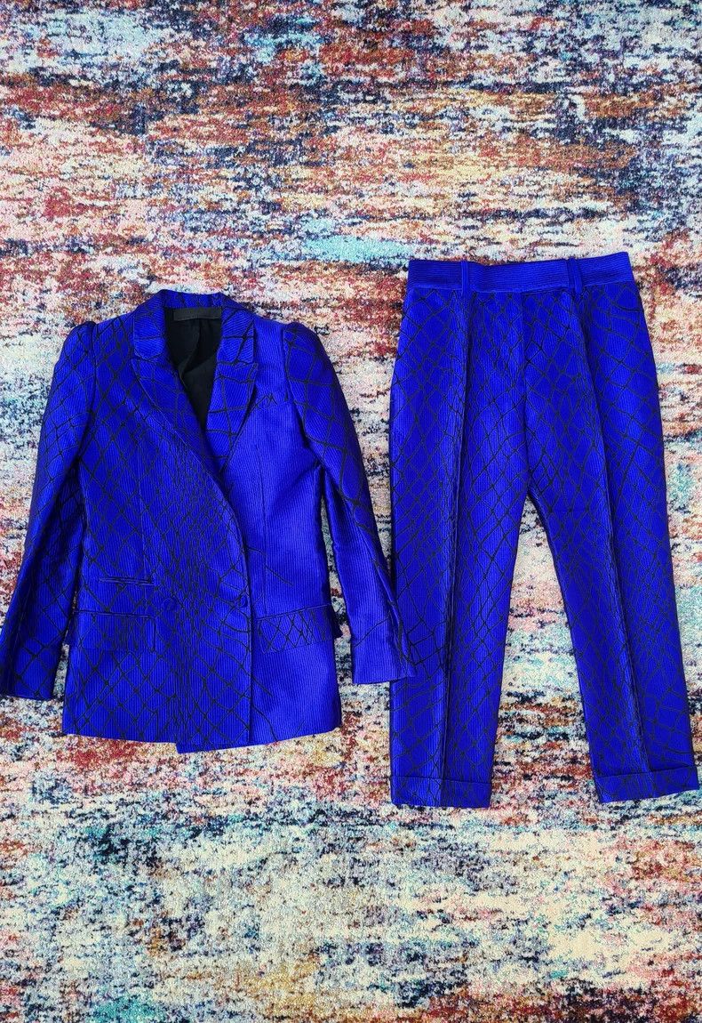 Haider Ackermann Haider Ackermann Genuine embroidered suit jacket Size S / US 4 / IT 40 - 2 Thumbnail