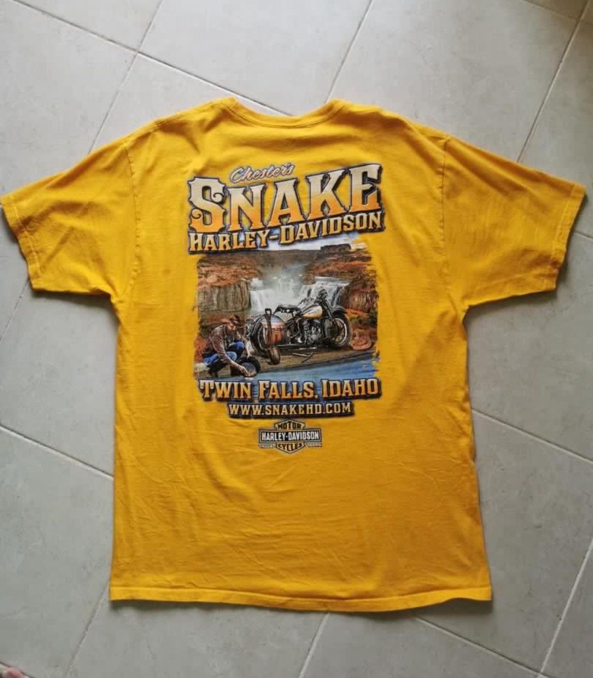 Harley Davidson × Vintage Vintage Harley Davidson Size US L / EU 52-54 / 3 - 3 Thumbnail