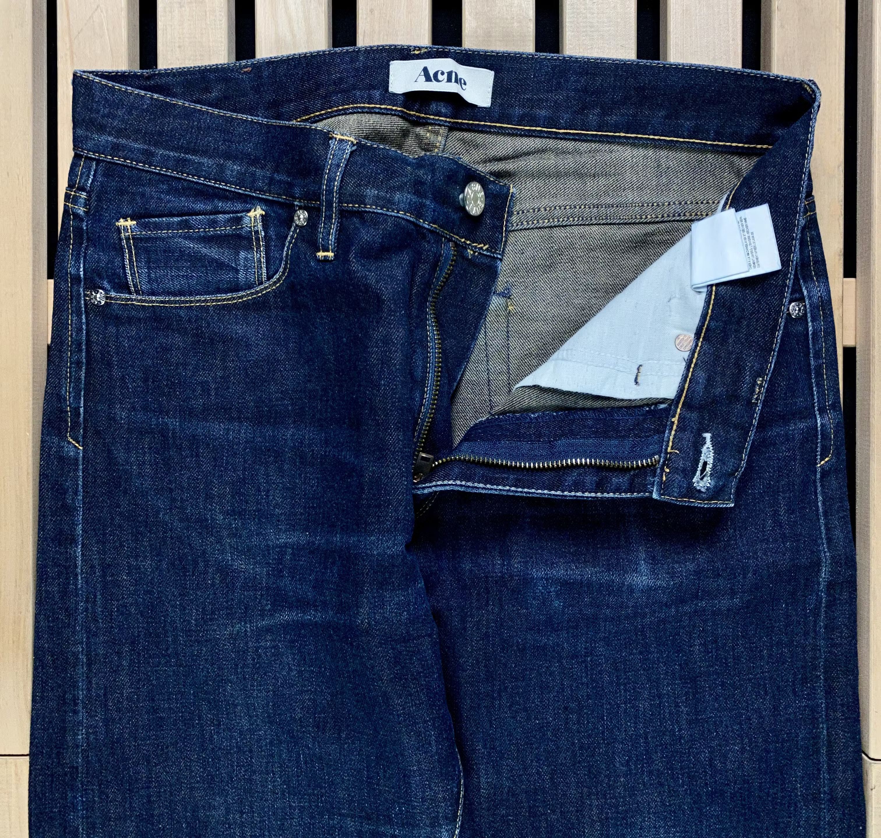 Acne Studios Mens Jeans Denim Acne Size 31/32 Size US 31 - 4 Thumbnail