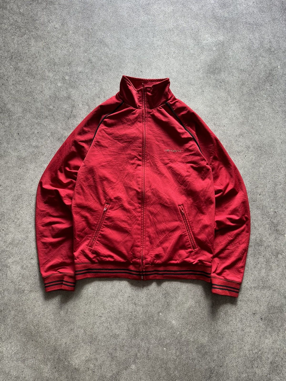 Carhartt 2000s Carhartt Rugged Wear Nylon Track Jacket Size US S / EU 44-46 / 1 - 1 Thumbnail