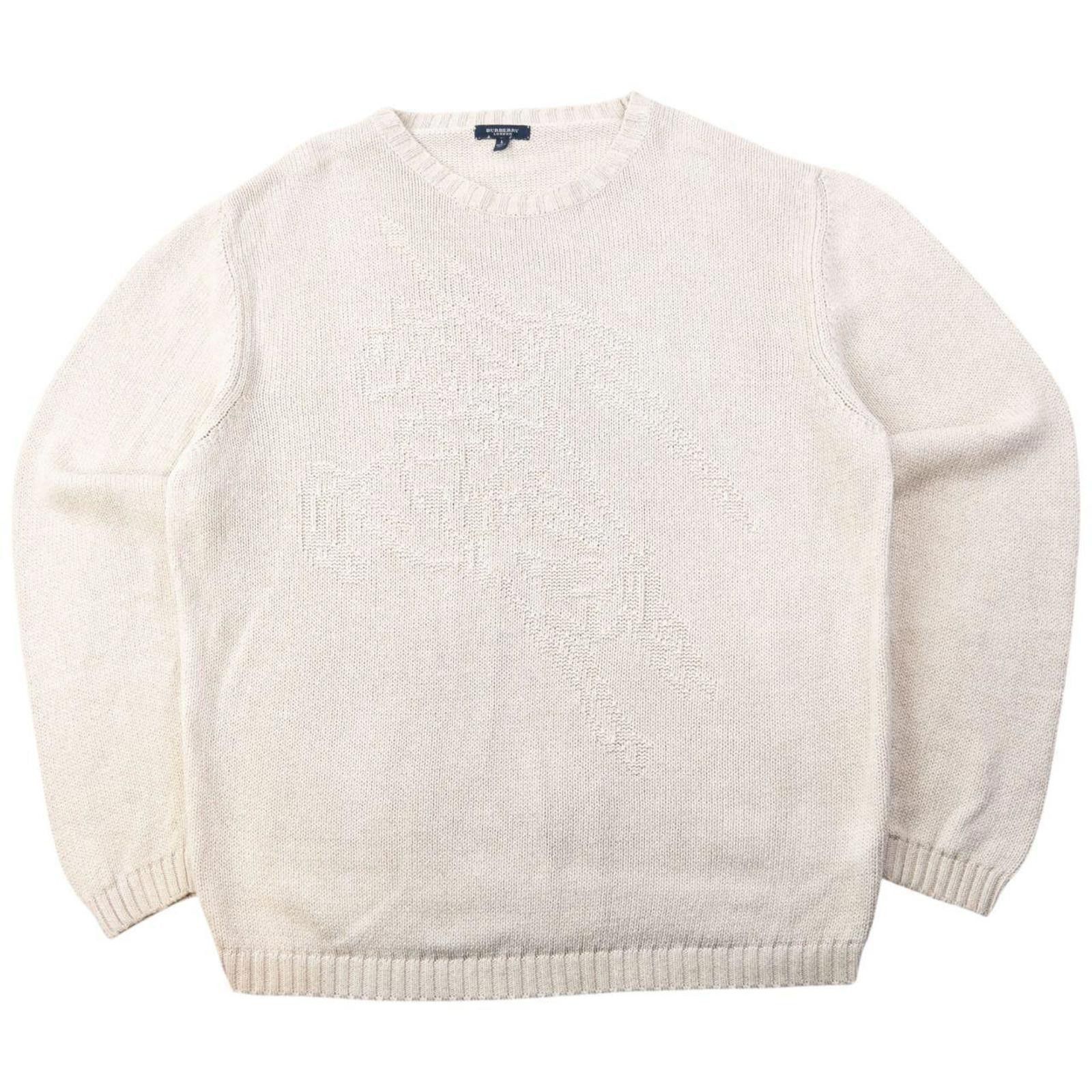 Burberry Vintage 2000s Burberry Knit Jumper Size XL Size US XL / EU 56 / 4 - 1 Thumbnail