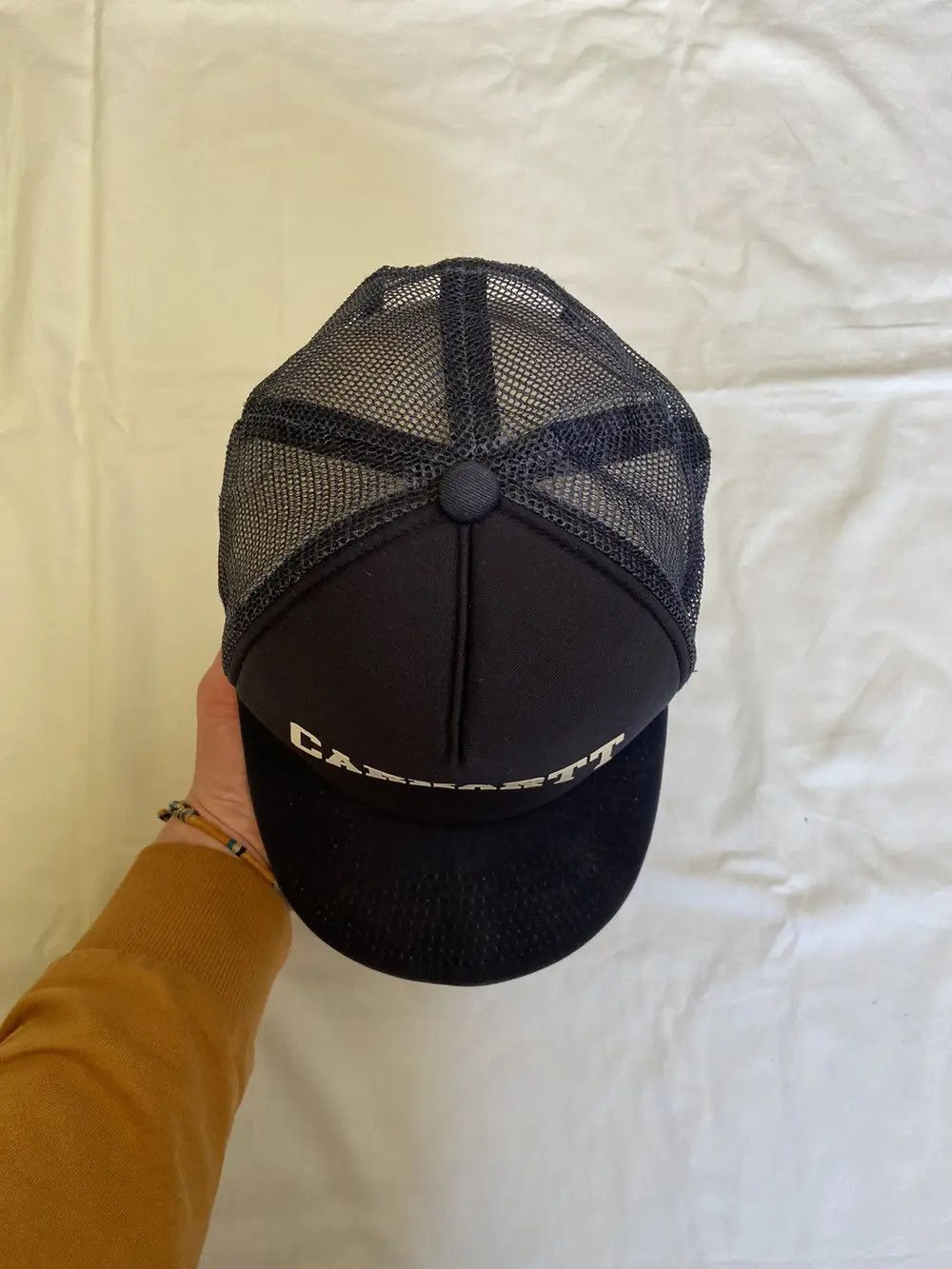 Carhartt VINTAGE CARHARTT CAP TRUCKER DAD HAT BIG LOGO Y2K FADED SKAT Size ONE SIZE - 10 Thumbnail